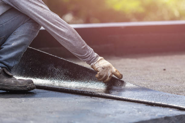 Professional Basement Waterproofing technician working in Dale, PA